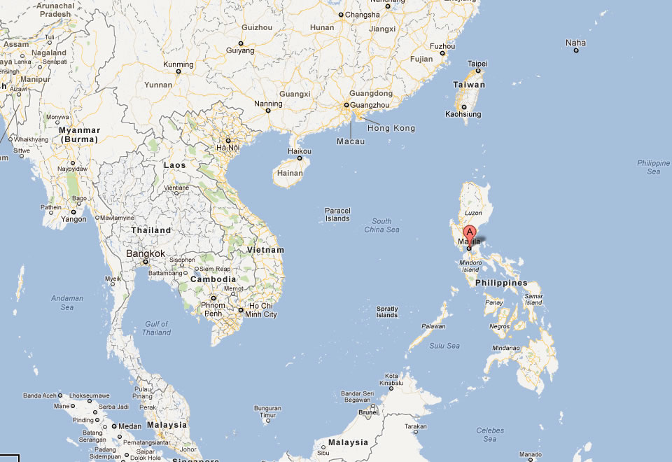map of manila philippines